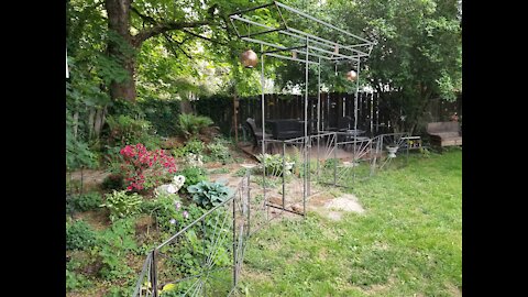 Building our Shade Garden Torii Gateway