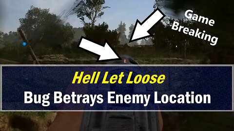 Bug betrays Enemy Location - Hell Let Loose - ESP Cheat but better because it is Not!