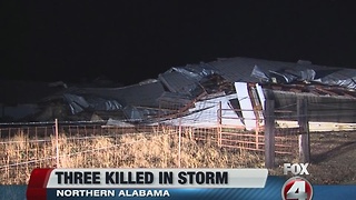 Alabama storm kills three