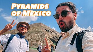 The Pyramids at Teotihuacán Mexico
