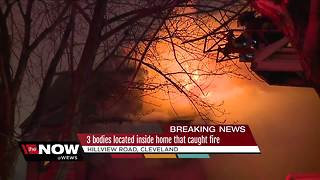 3 bodies found after house fire in Cleveland, authorities looking for fourth