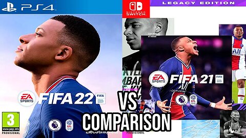 FIFA 22 PS4 VS FIFA 21 Nintendo Switch