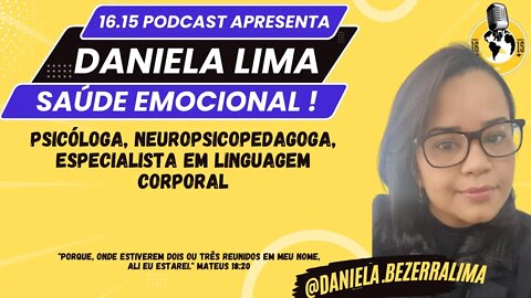 DANIELA LIMA - Saúde emocional e tratamentos !