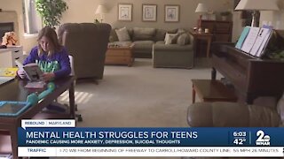 Mental Health Struggles for Teens amid COVID-19 pandemic