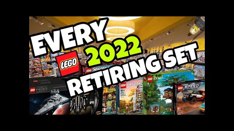 Every LEGO Set Retiring In 2022