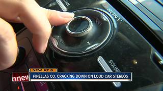 Pinellas deputies are cracking down on loud car stereos