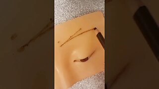 easy eyebrow hack #mehsimcreations #shortsfeed #eyebrow #ytshort #shorts #practiceboard #ytshorts