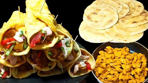Egg Paratha Chicken Roll Recipe By Cooking With Fasiha Rizwan
