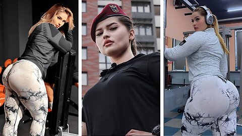 Ukrainian Police Officer: Muscle Girl Natalia Polosenko - Bodybuilder, Powerlifter, Athlete