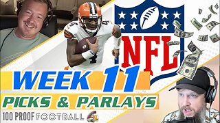 WEEK NFL 11 PICKS AND WAGERS!!!