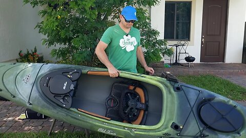 are we doing Kayak fishing wrong? Old Town loon 126 sit inside fishing kayak