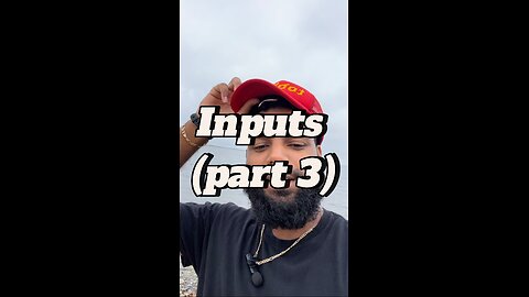 Inputs (part 3).