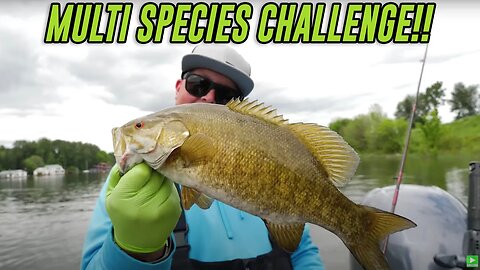 Willamette River FISHING SLAM! (MULTISPECIES CHALLENGE!!)