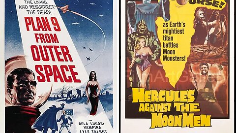 MetrObelisk Double Feature Theater: Plan 9 From Outer Space/Hercules Against The Moon Men