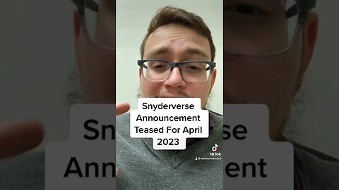 #snyderverse Announcement Teased By #zacksnyder For April 2023