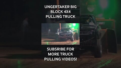 Ungertaker Big Block 4x4 Truck Pull #truckpulls #truck #motorsport