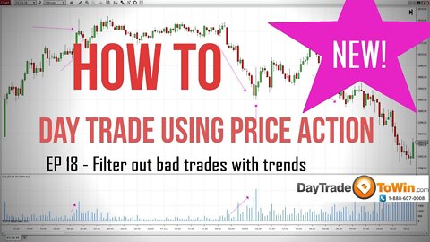 How to day trade using price action Day trading for beginners episode 18 filter out bad trades