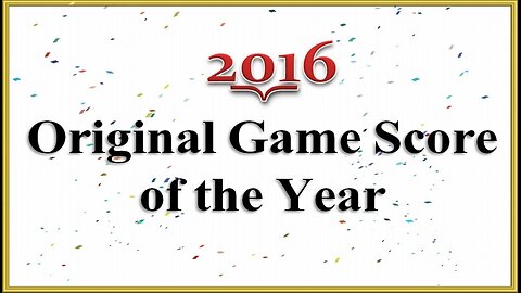 2016 Original Game Score of the Year Award