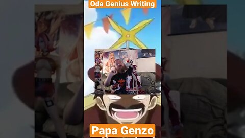 Oda Genius Writing Papa Genzo #anime #manga #onepiece #onepieceliveaction #shorts #onepieaceleaks