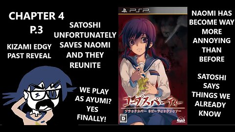 Corpse Party PSP - Satoshi & Naomi Are An Annoying Combo, Kizami Past Sucks, YAY Ayumi! | CH4 P.3