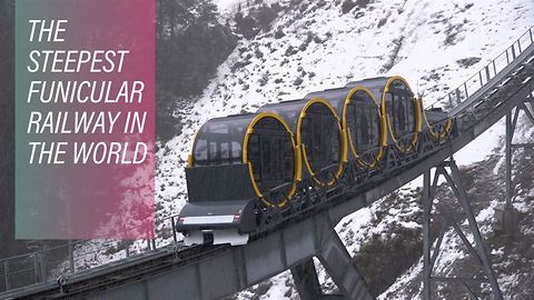 Getting neck-ache on Switzerland’s new railway