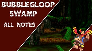 Banjo-Kazooie - Bubblegloop Swamp - All 100 Note Locations