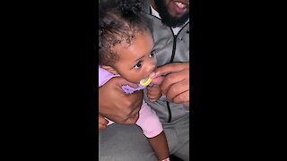 Toddler Adorably Can't Get Enough of Tasty Lemon