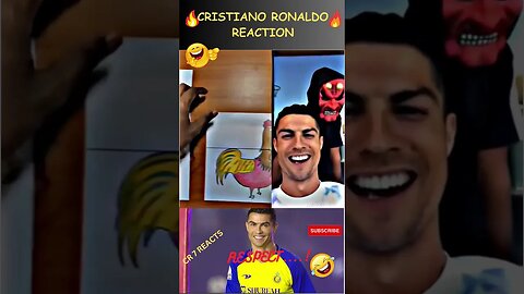 RONALDO REACTION VIDEO 😂😂😂 #shorts #ronaldo #football #messi #nymar #new #soccer