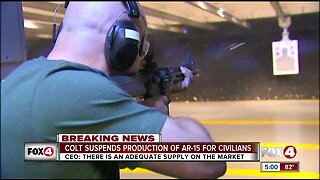 Colt suspends production of AR-15 for civilian market
