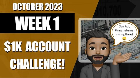 50% Return With These Trading Bots? Week 1: October $1K Options Trading Challenge!