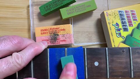 How to use the Fret & String Eraser Plus to polish guitar frets