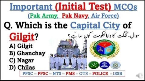 Pak Navy Past Paper Test MCQs 2023 || Past Pakistan Navy Paper MCQs 2023 || JobzMcqz