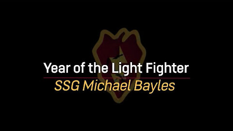 Pride in my Lightfighter: SSG Michael Bayles