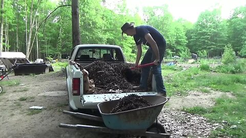 Moving Chicken Coops & Mulching Trees On The Homestead