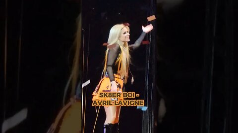 Sk8er Boi - Avril Lavigne (Love Sux Tour 2022 - Halifax NS) #avrillavigne #music #sk8erboi #fyp