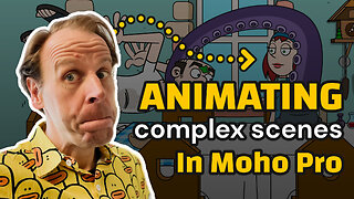 Animating a Complex Scene in Moho Pro