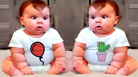 You laugh, You restart - Twins Baby Fight Best Of The Year! || Cool Peachy
