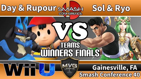 ONI|Day & Rupour vs. MVG|Ryo & MVG|Sol - Teams SSB4 Winners Finals - Smash Conference 40