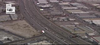 Backup on I-15 South begins to slowly clear up