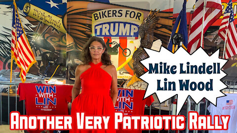ANOTHER PATRIOTIC BIKERS FOR TRUMP RALLY WITH MIKE LINDELL🇺🇸 LIN WOOD🇺🇸CHRIS COX