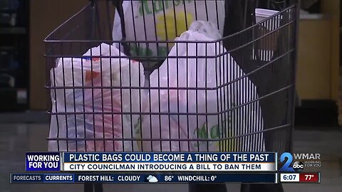 Plastic bag ban introduced in Baltimore City Council