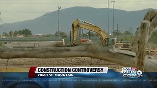 Dust up over construction near historic site