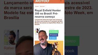 Royal enfield lança Hunter 350 no Brasil