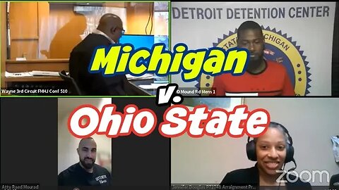 Ohio State v. Michigan In Court!