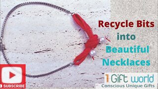 How to Re-Purpose & Re-Cycle Pieces to a Very Cute Necklace