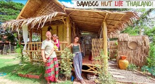 Life In A BAMBOO HUT In THAILAND & A ROMANTIC DATE Out For Us! 😜