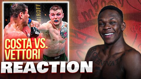 Israel Adesanya Reacts to Costa vs Vettori | Talks Future of Middleweight Division