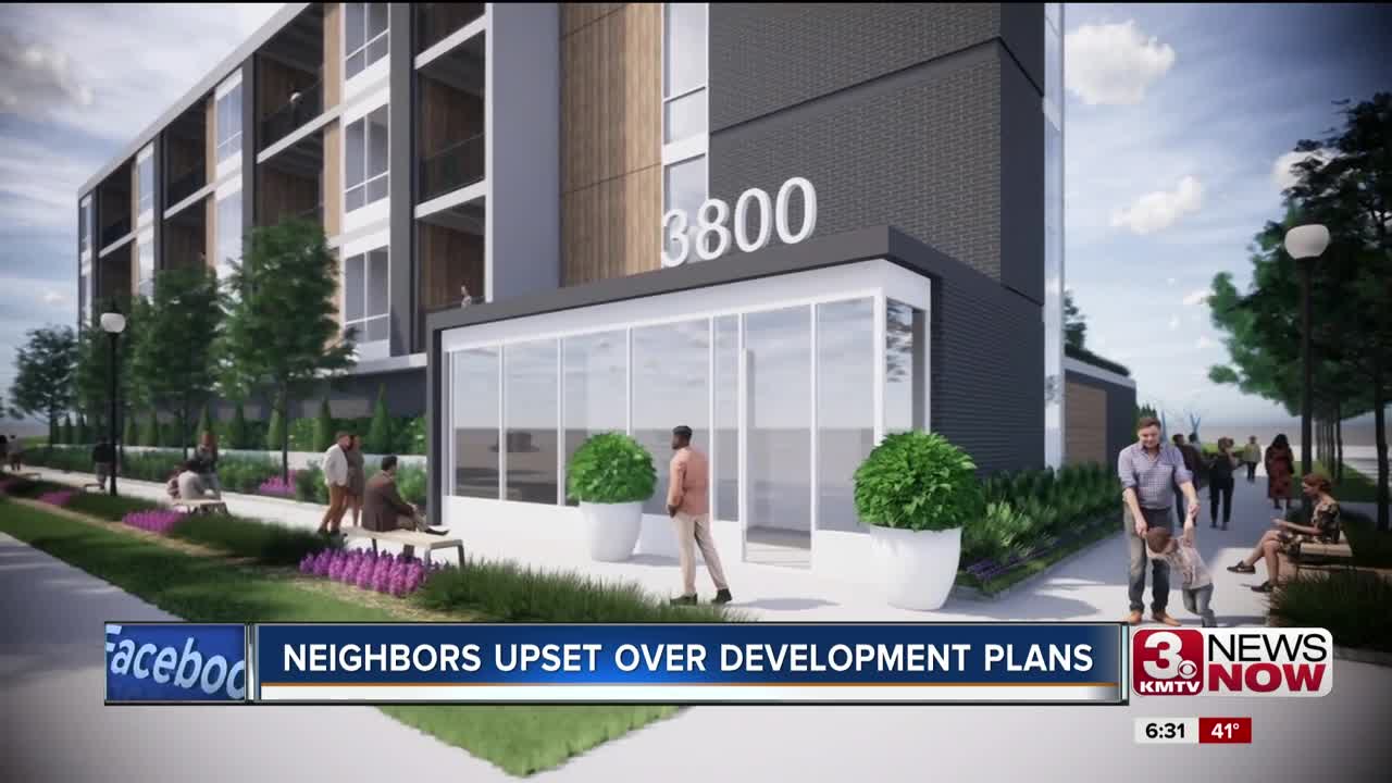 Neighbors upset over development plans