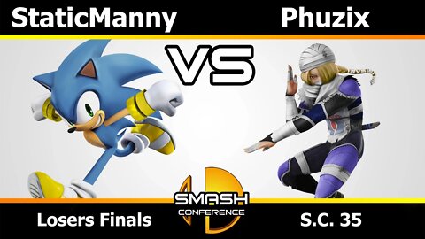 SC35: StaticManny(Sonic) Vs STVG|Phuzix(Sheik) Losers Finals