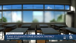 Thousands of Palm Beach County students leave district
